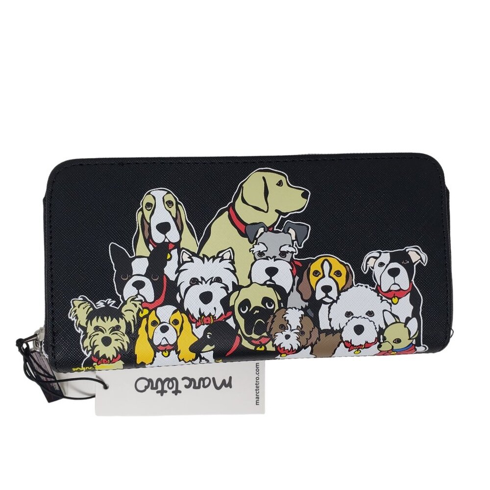 Marc Tetro All Dogs Large Wallet